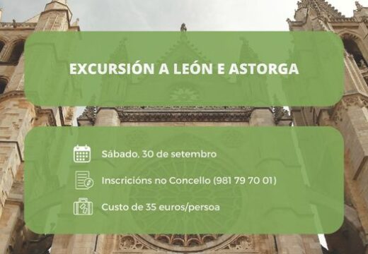 O Concello de Paderne organiza unha excur-sión a León e Astorga